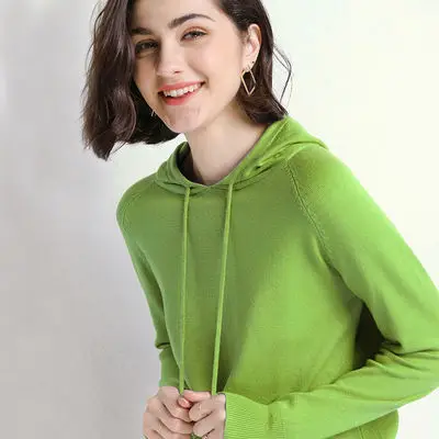 Women's Red Hooded Sweatshirt Large