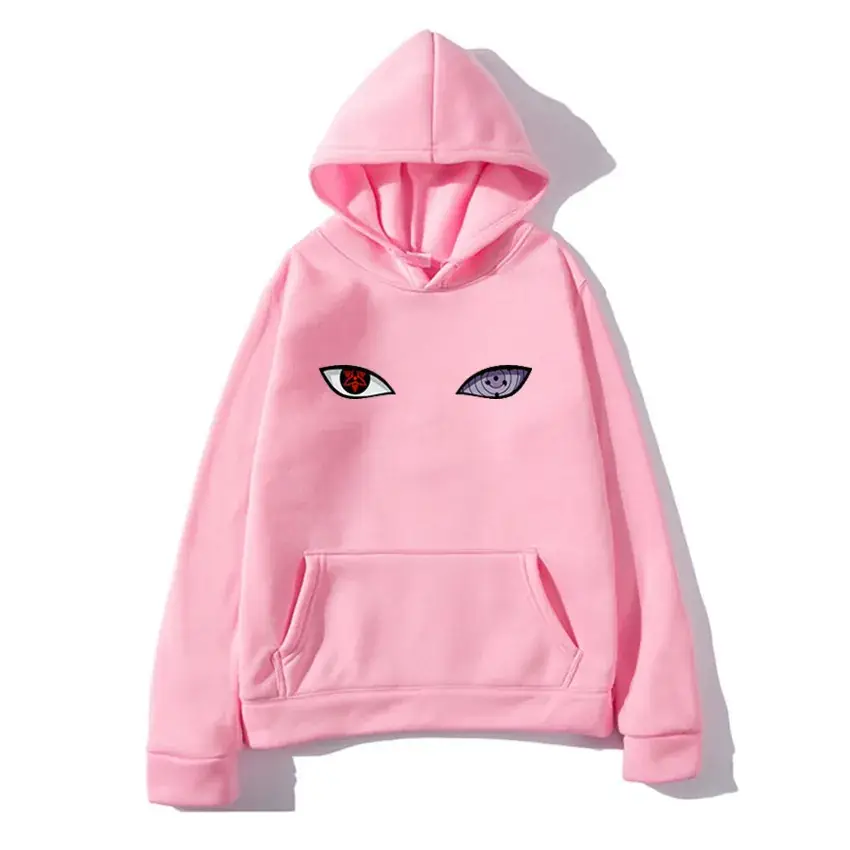 Men Grey Hoodie with Eye Embroidery - Image 11