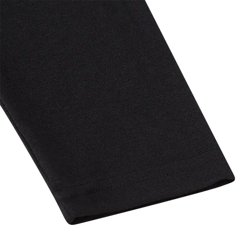 Men Long Sleeve Polo Shirt Gray Button Collar - Image 6
