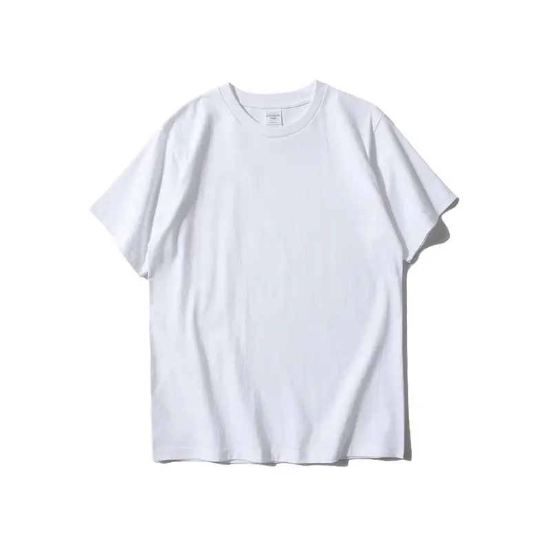 Pink Heavyweight Cotton T-Shirt Universal Round Neck - Image 14