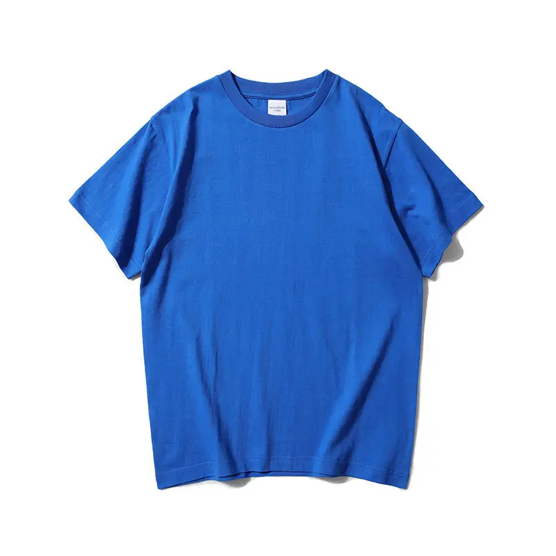 Pink Heavyweight Cotton T-Shirt Universal Round Neck - Image 15