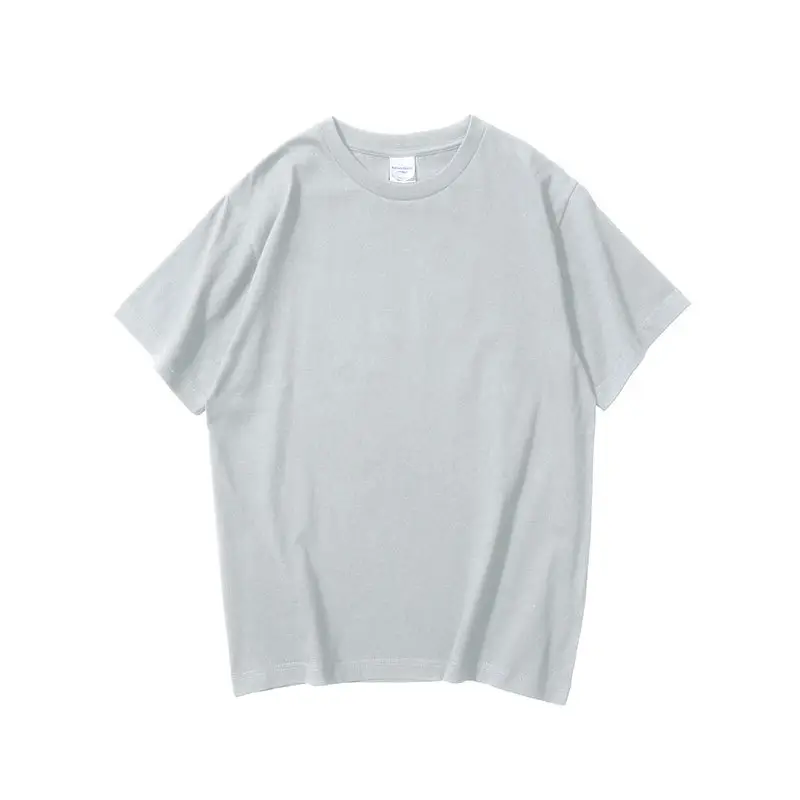 Pink Heavyweight Cotton T-Shirt Universal Round Neck - Image 10
