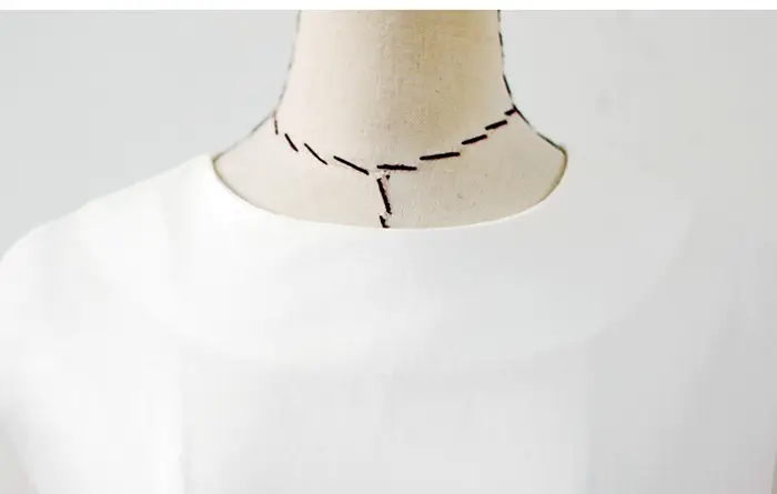 Women White Loose Top Retro Hong Kong Style 912# — feature 8