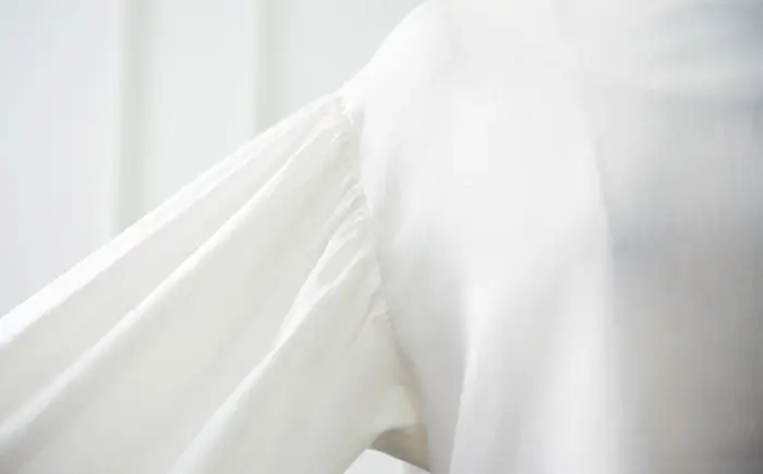 Women White Loose Top Retro Hong Kong Style 912# — feature 9