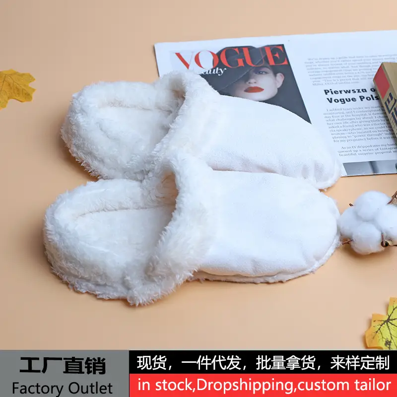 Autumn and Winter Clogs with Cotton Lining, Fleece Inner Lining, and Removable Shoelaces, Flat and High-Heeled Clogs Specifically for Terlin - Image 6