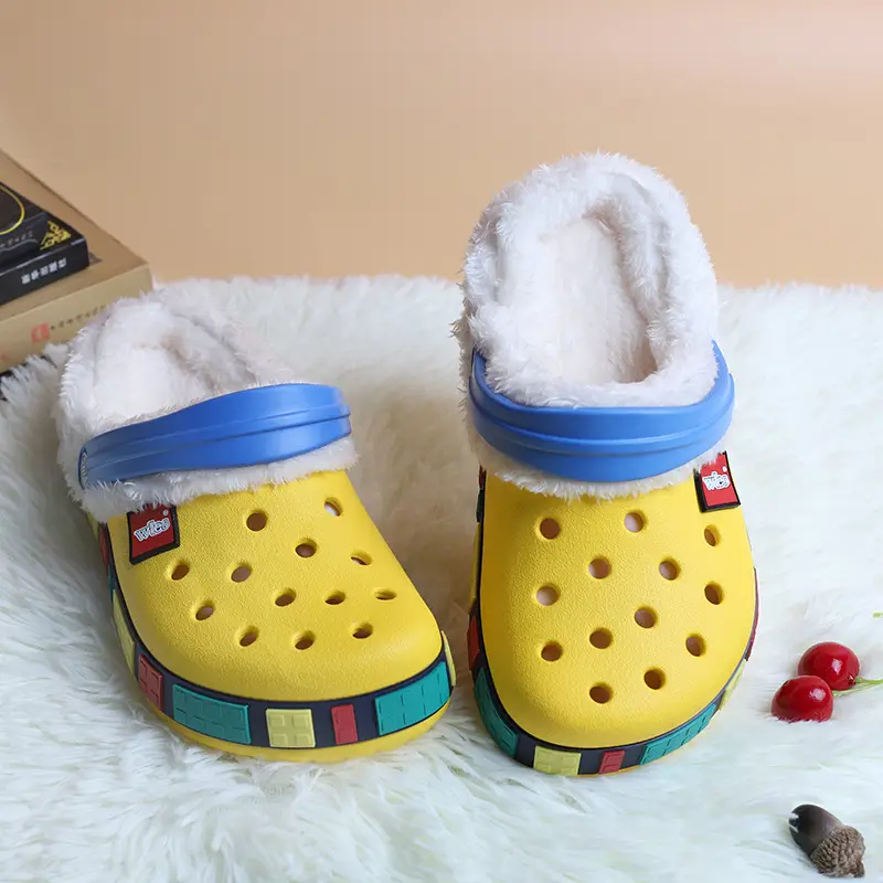 Autumn and Winter Clogs with Cotton Lining, Fleece Inner Lining, and Removable Shoelaces, Flat and High-Heeled Clogs Specifically for Terlin - Image 8