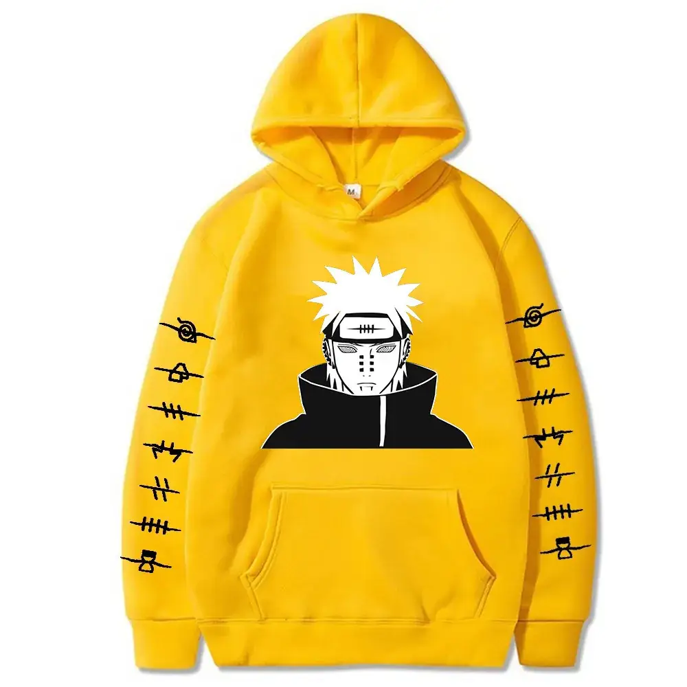 Naruto Crosshair Hoodie Yellow Large - Image 2