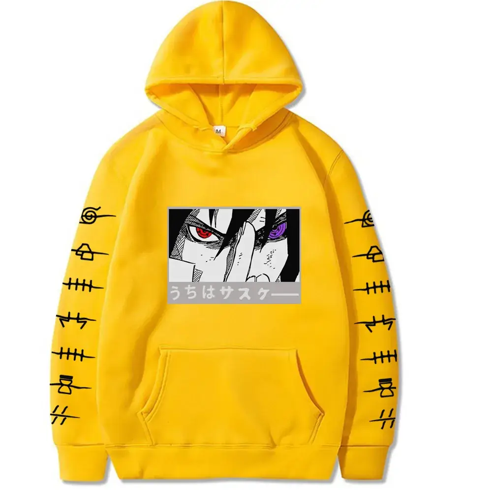 Naruto Crosshair Hoodie Yellow Large - Image 8