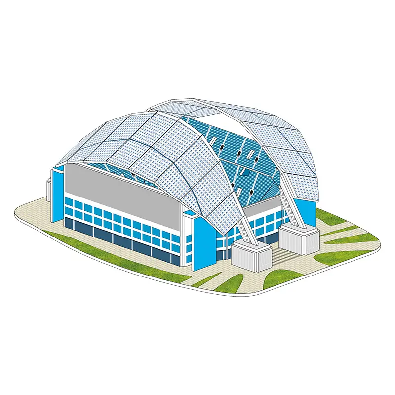 Children's Educational Stadium Puzzle Toy Assembly - Image 3