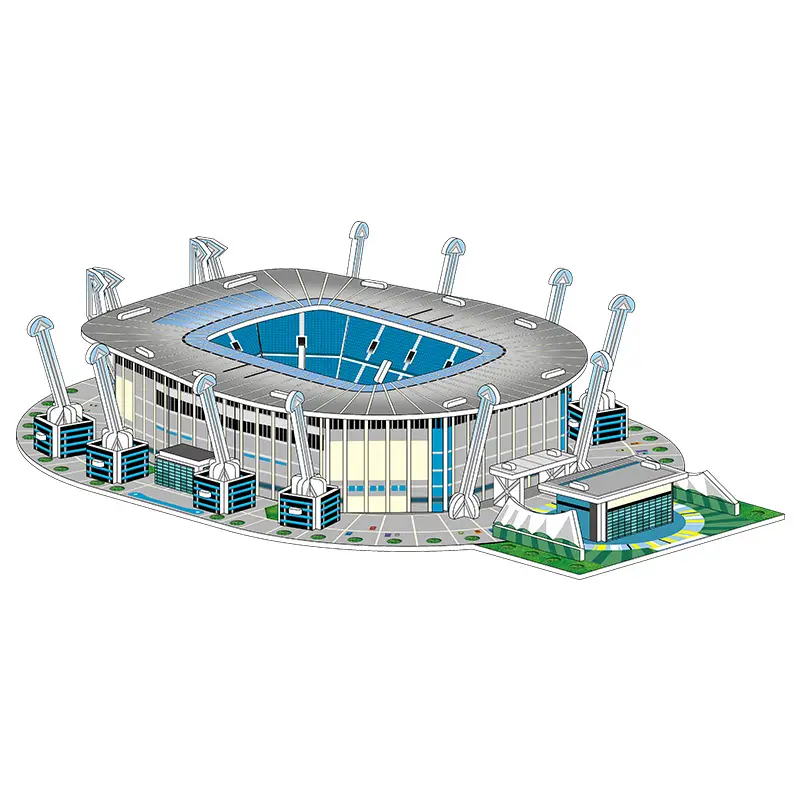 Children's Educational Stadium Puzzle Toy Assembly - Image 4