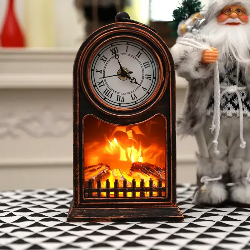 Christmas Firewood Lamp Bar Fireplace Decor Set - Image 5