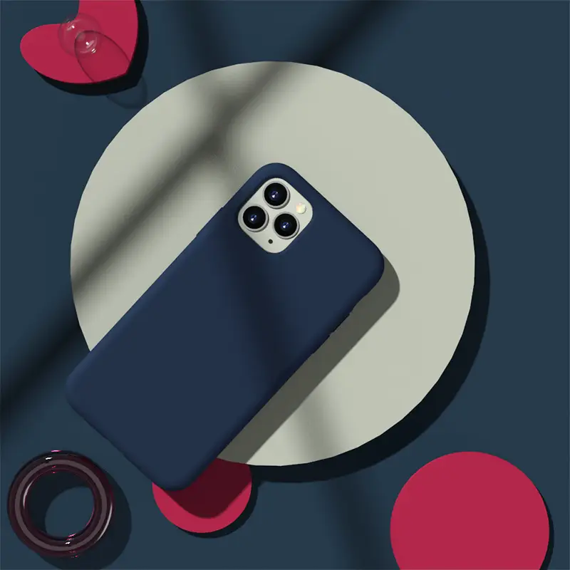 Iphone11 13 7/8P Touch Silicone Case Blue - Image 3