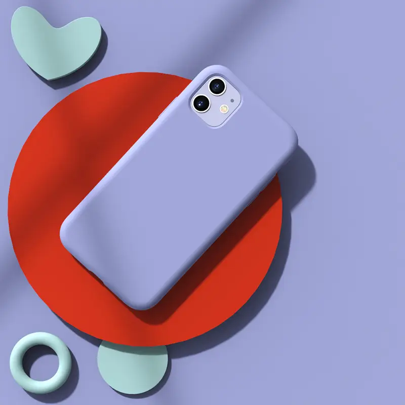 Iphone11 13 7/8P Touch Silicone Case Blue - Image 7
