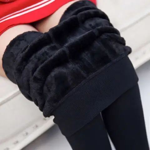 Women Velvet Padded Foot Warmers Brown Autumn Winter - Image 8