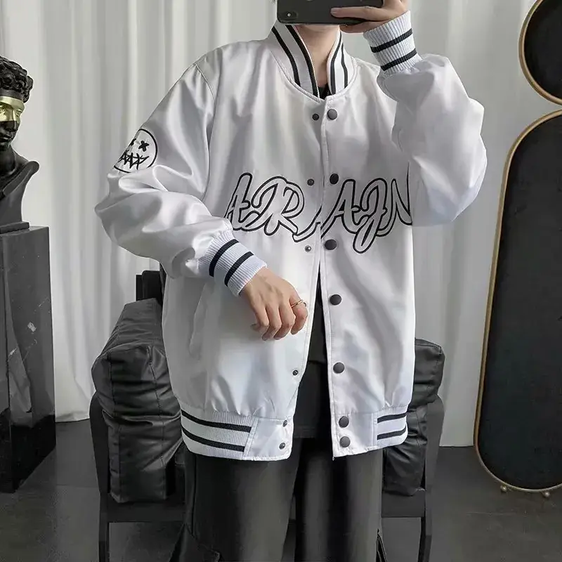 Men's Black Army Jacket Baseball Suit All-Match - Image 5