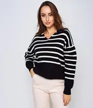 Women's 2021 Hollow Crewneck Sweater White — feature 29