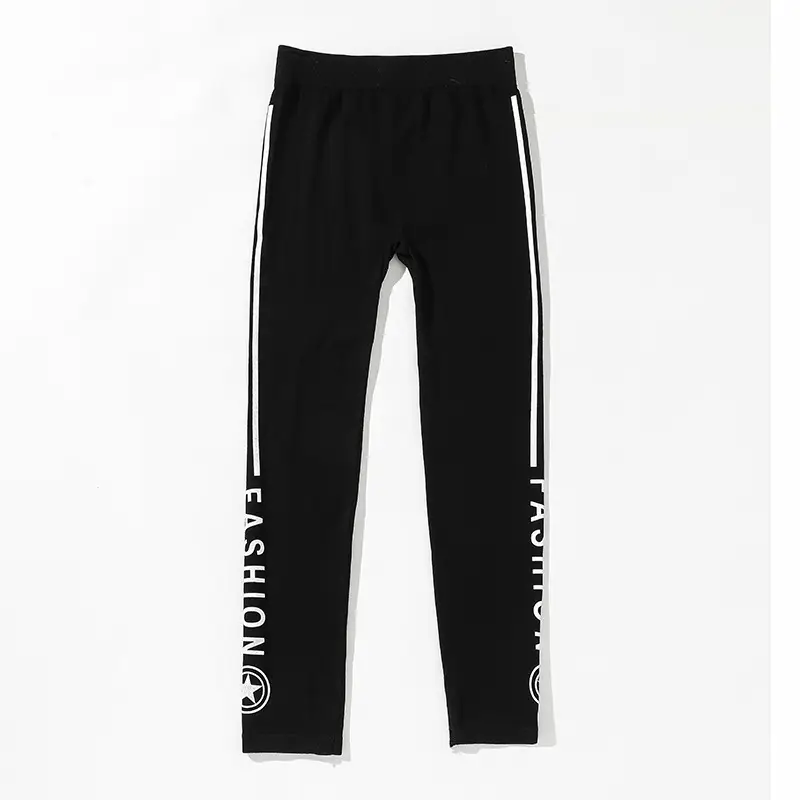 2025 Slimming Leggings Women Black Striped - Image 16