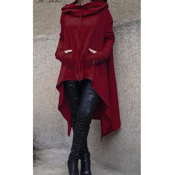 2020 Hooded Long Sleeve Sweater 8 Yard Solid Green - Image 10