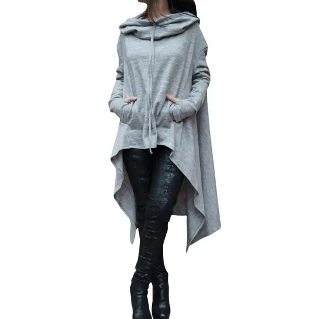 2020 Hooded Long Sleeve Sweater 8 Yard Solid Green - Image 6