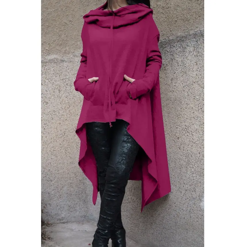 2020 Hooded Long Sleeve Sweater 8 Yard Solid Green - Image 8