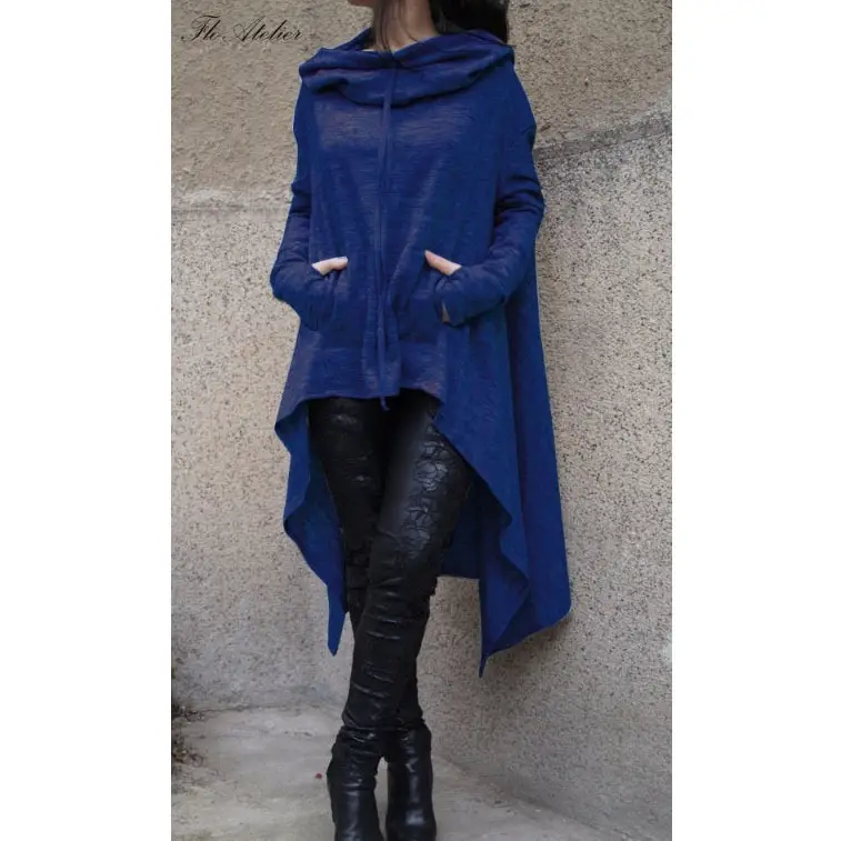 2020 Hooded Long Sleeve Sweater 8 Yard Solid Green - Image 9