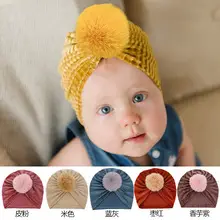Red Hollow Floral Knot Baby Headscarf for Girls — feature 11