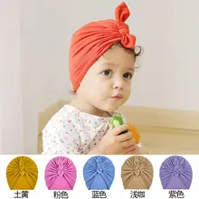 Red Hollow Floral Knot Baby Headscarf for Girls — feature 13