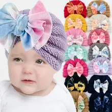 Red Hollow Floral Knot Baby Headscarf for Girls — feature 2