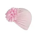 Red Hollow Floral Knot Baby Headscarf for Girls - Image 7