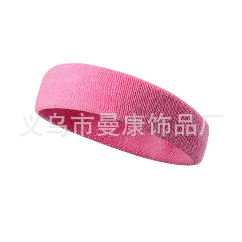 Men Anti-Sweat Yoga Headband Blue - Image 11