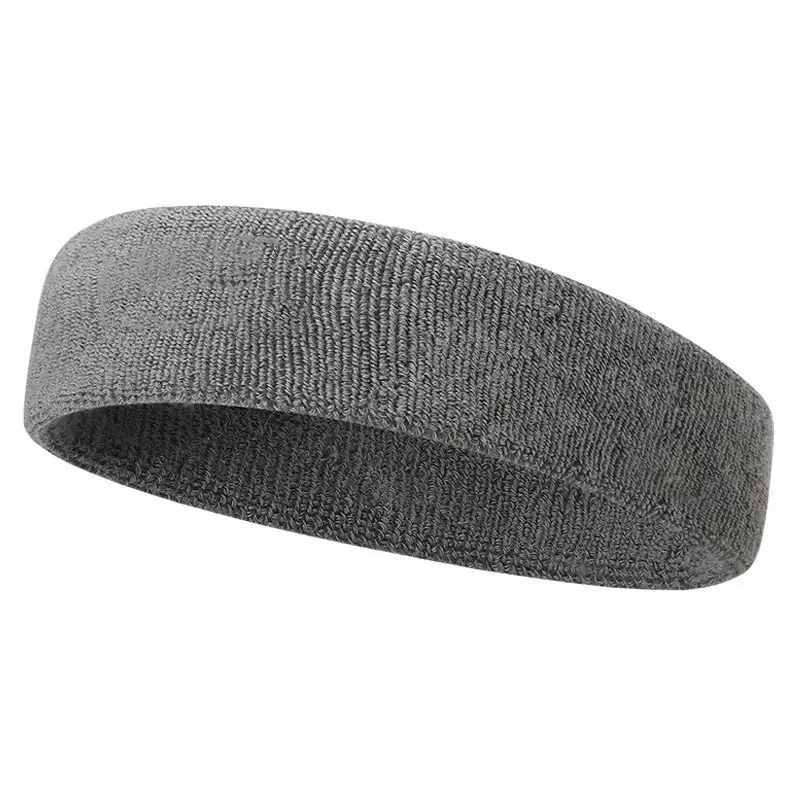 Men Anti-Sweat Yoga Headband Blue - Image 3