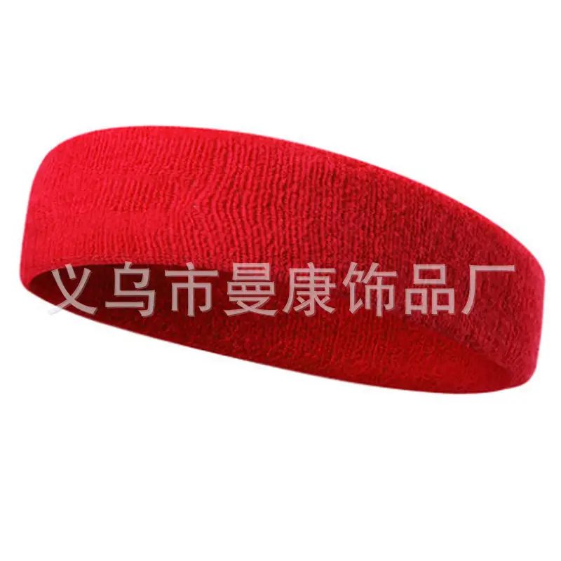 Men Anti-Sweat Yoga Headband Blue - Image 4