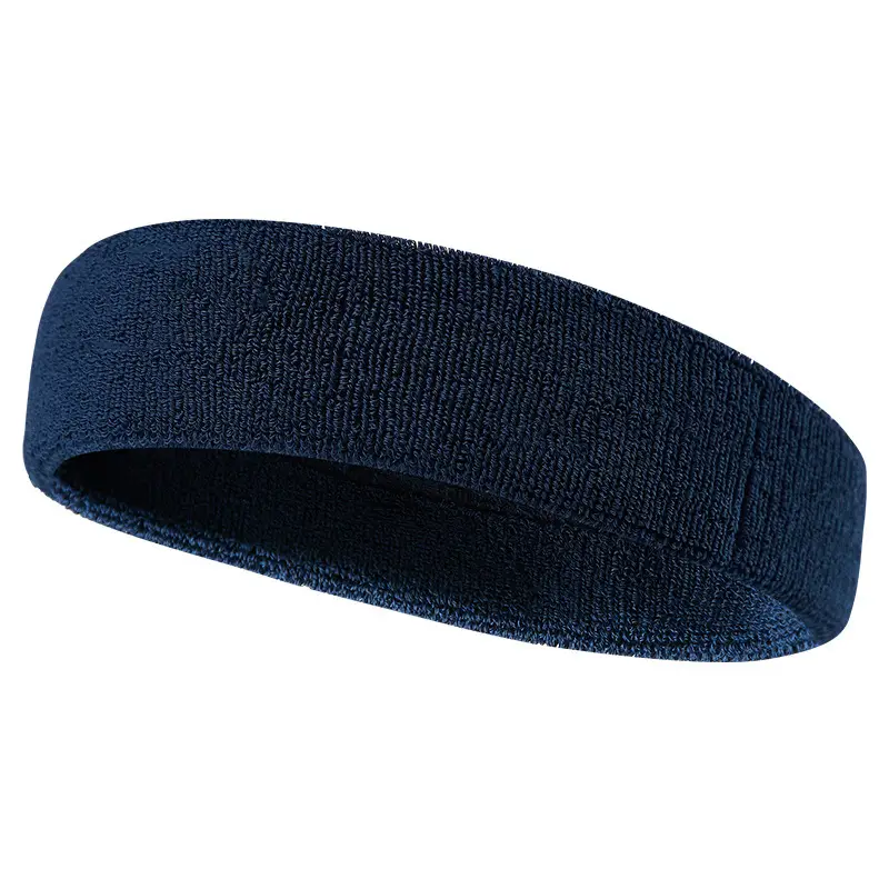 Men Anti-Sweat Yoga Headband Blue - Image 8