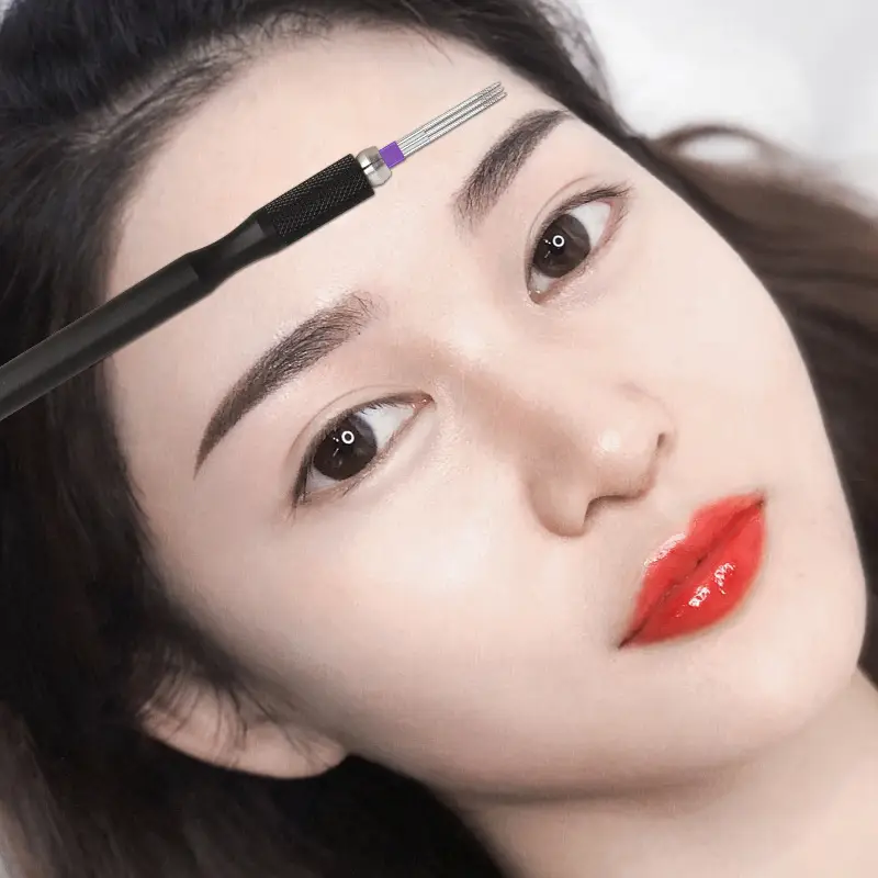 Golden Triangle Fog Round 3 God Needle Tattoo Eyebrow Semi-Durable - Image 3