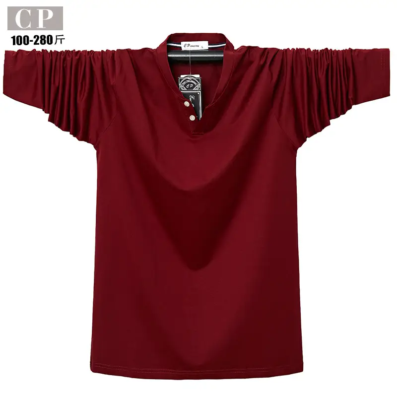 Men Maroon Elastic Cotton T-Shirt Extra Large - Image 5