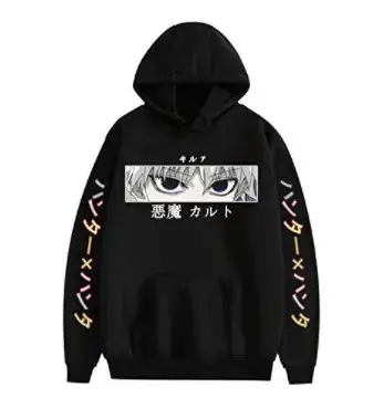 Pink Anime Holographic Hoodie for Men Large - Image 9