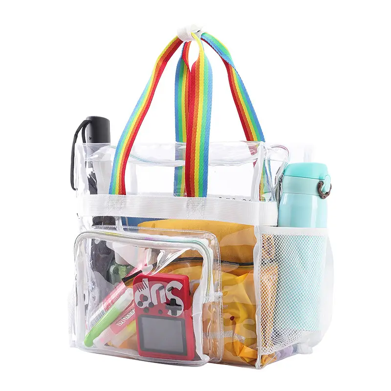 Tinyat Crossbody Bag Transparent PVC Women's Water Resistant — feature 2
