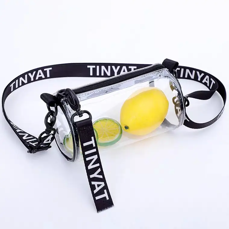 Tinyat Crossbody Bag Transparent PVC Women's Water Resistant - Image 3