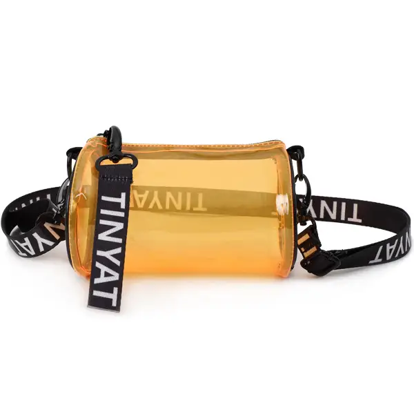 Tinyat Crossbody Bag Transparent PVC Women's Water Resistant - Image 4