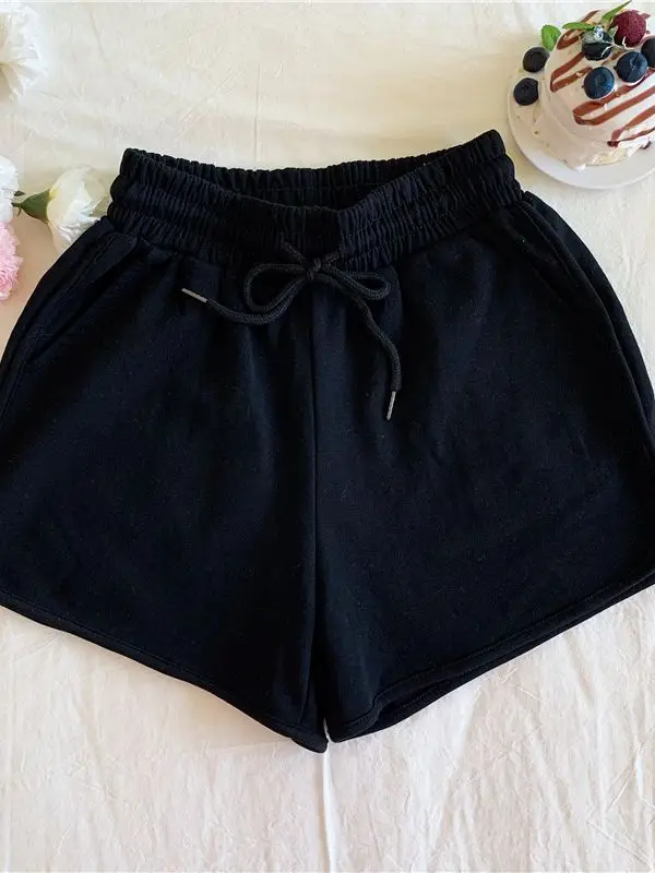 Plus-Size Women's Grey Loose Slimming Shorts