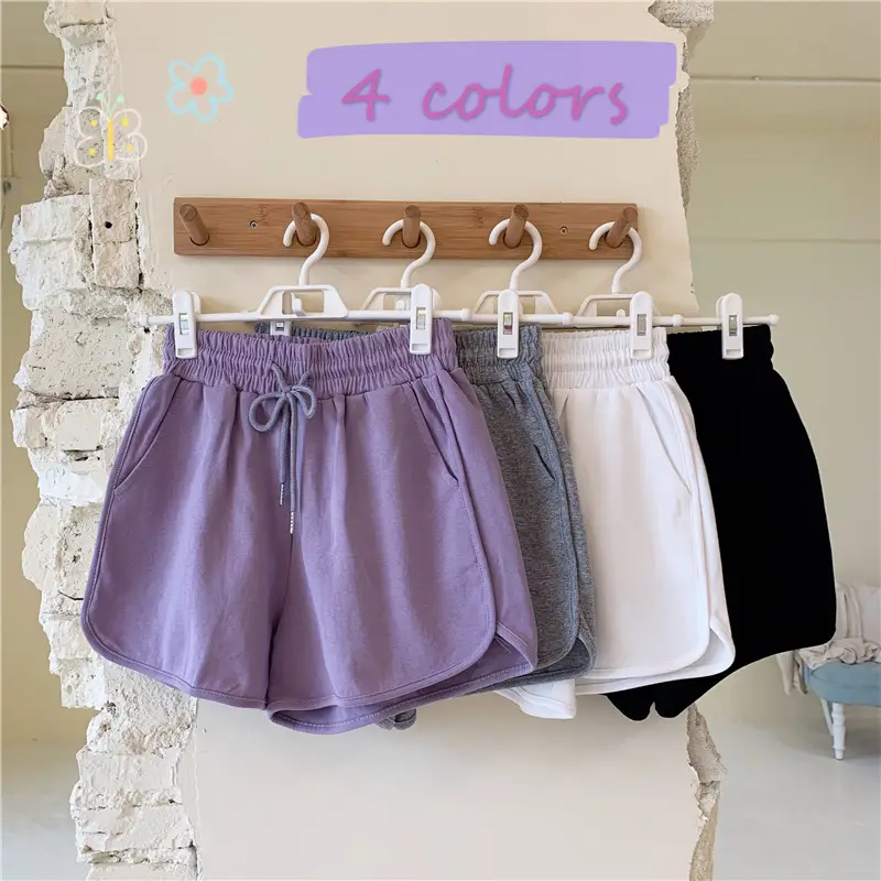 Plus-Size Women's Grey Loose Slimming Shorts — feature 5