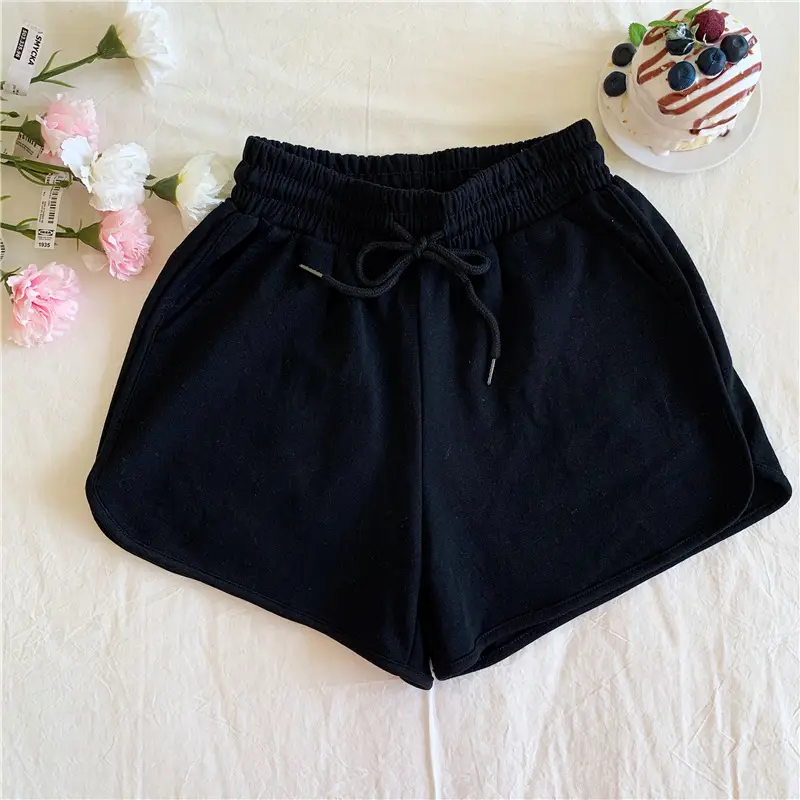 Plus-Size Women's Grey Loose Slimming Shorts