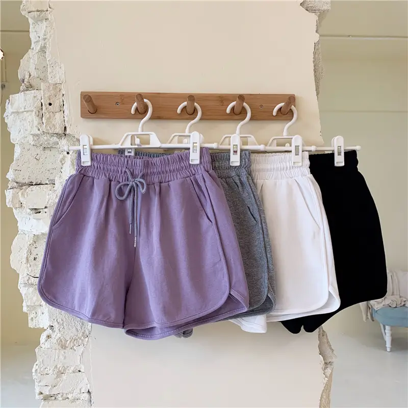 Plus-Size Women's Grey Loose Slimming Shorts