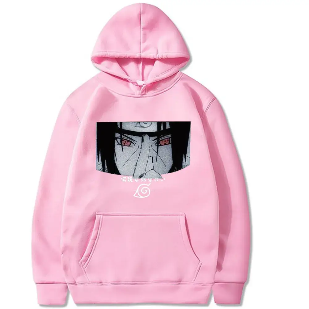 Naruto Crosshair Hoodie Plus Size Grey - Image 6