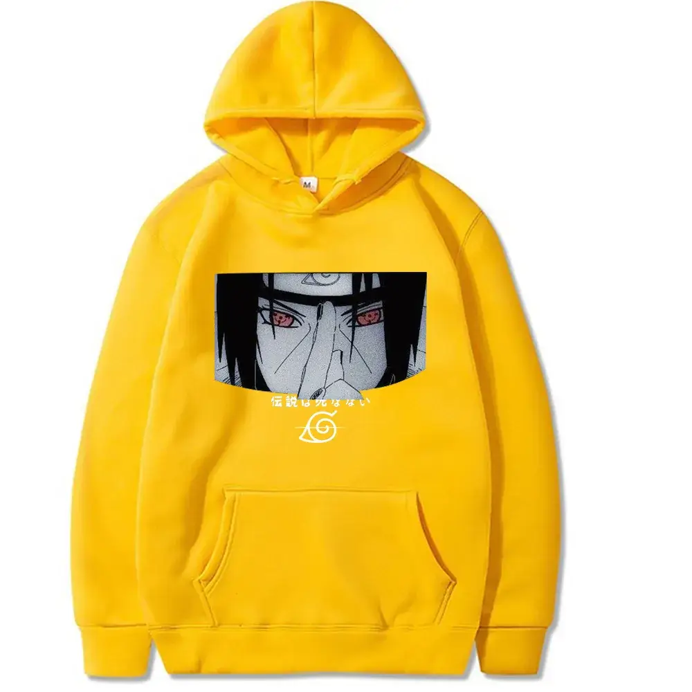 Naruto Crosshair Hoodie Plus Size Grey - Image 2