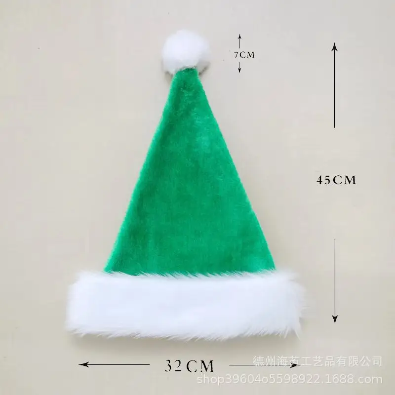 2025 Christmas Plush Christmas Hat Purple White — feature 16