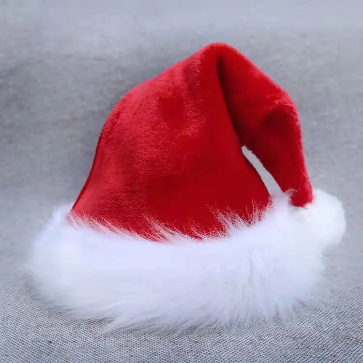 2025 Christmas Plush Christmas Hat Purple White — feature 22
