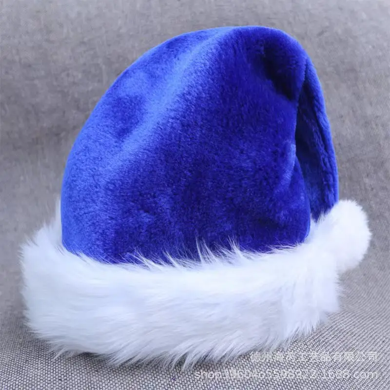 2025 Christmas Plush Christmas Hat Purple White — feature 26
