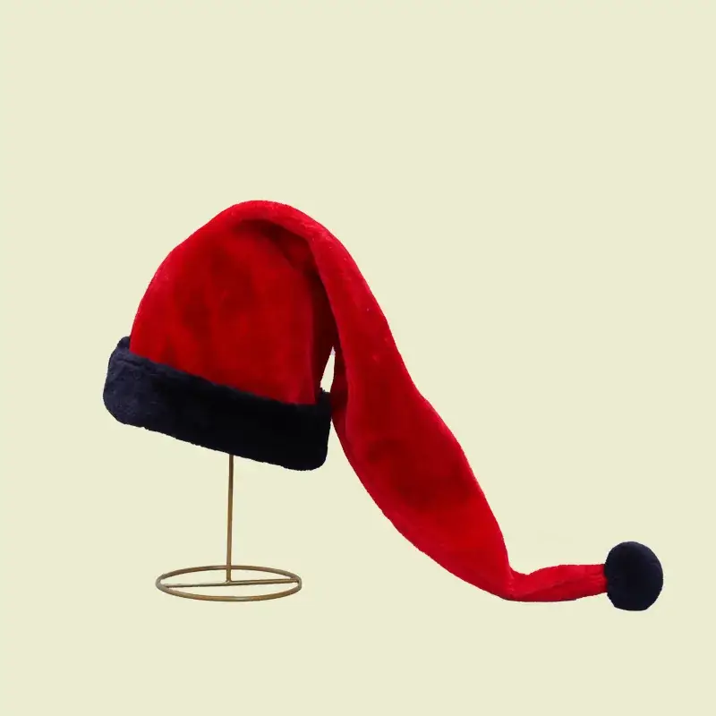 2025 Christmas Plush Christmas Hat Purple White - Image 58