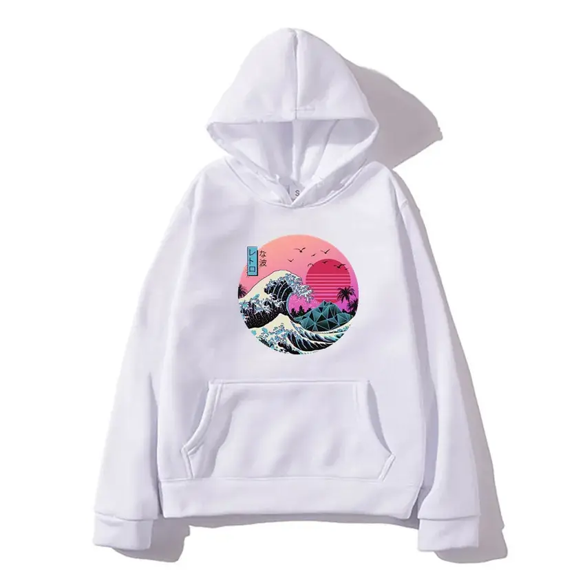 Black Graphic Hoodie for Men Women Autumn Winter - Image 16